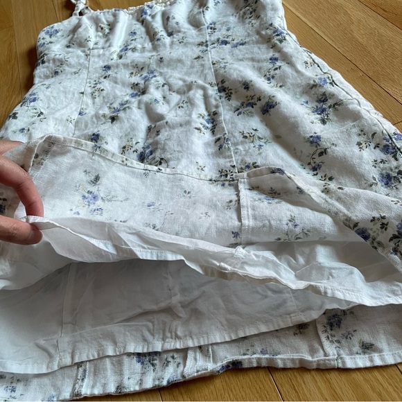 Reformation Aperol linen mini dress - 8 - Madeline print - Picture 7 of 15